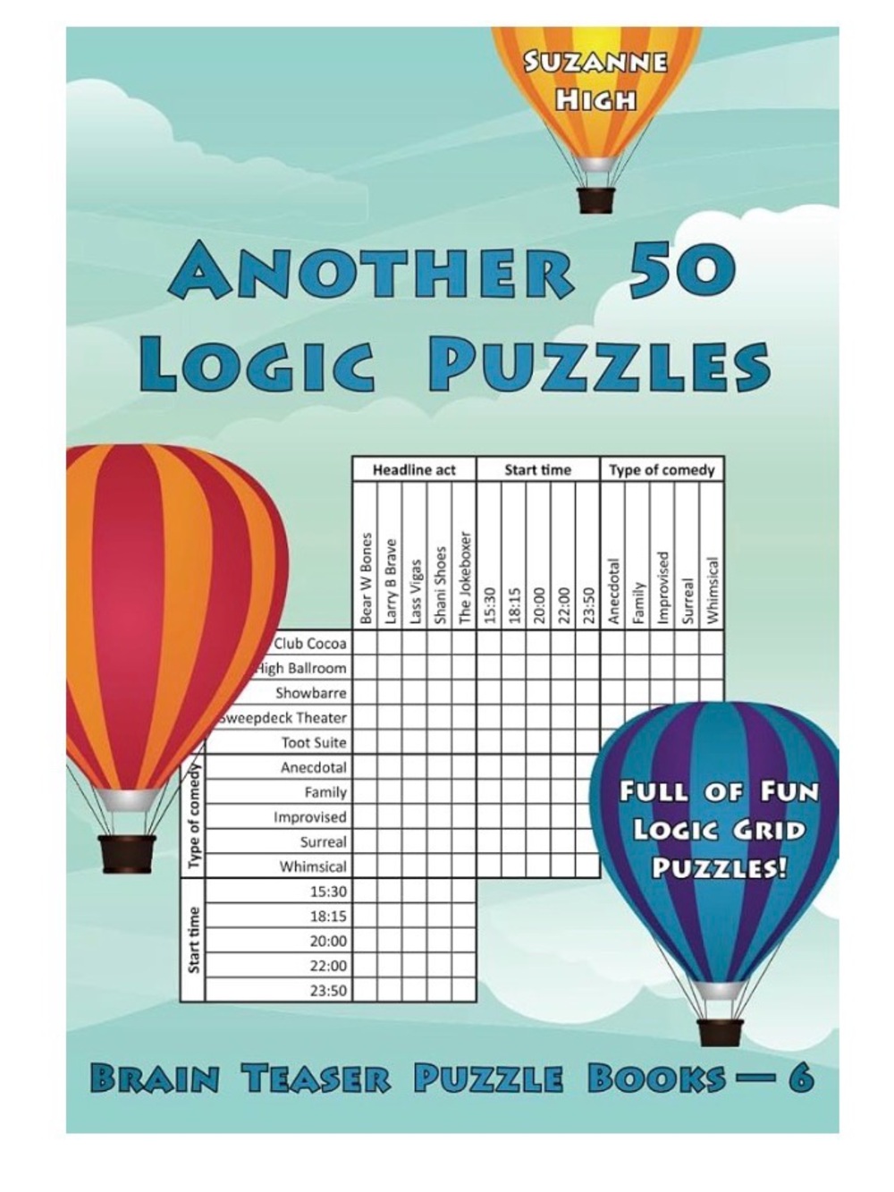 NWT ⚜️🧩⚜️ Another 50 Logic Puzzles: Full of Fun Logic Grid Puzzles!